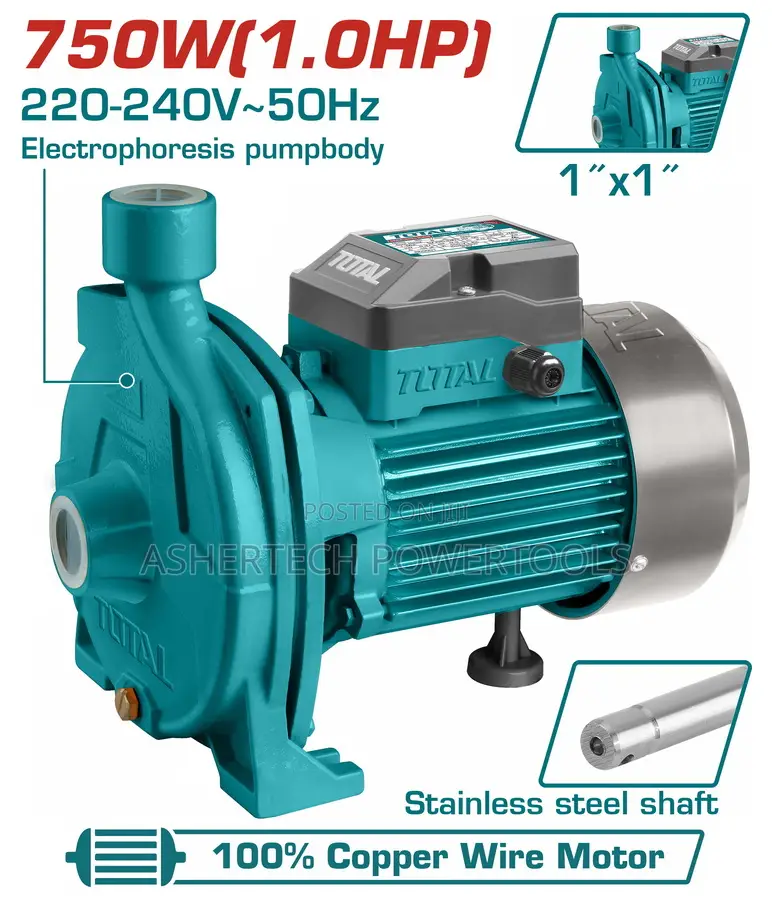Twp27506 Centrifugal Pump 750w(1hp)
Max.Head:30m