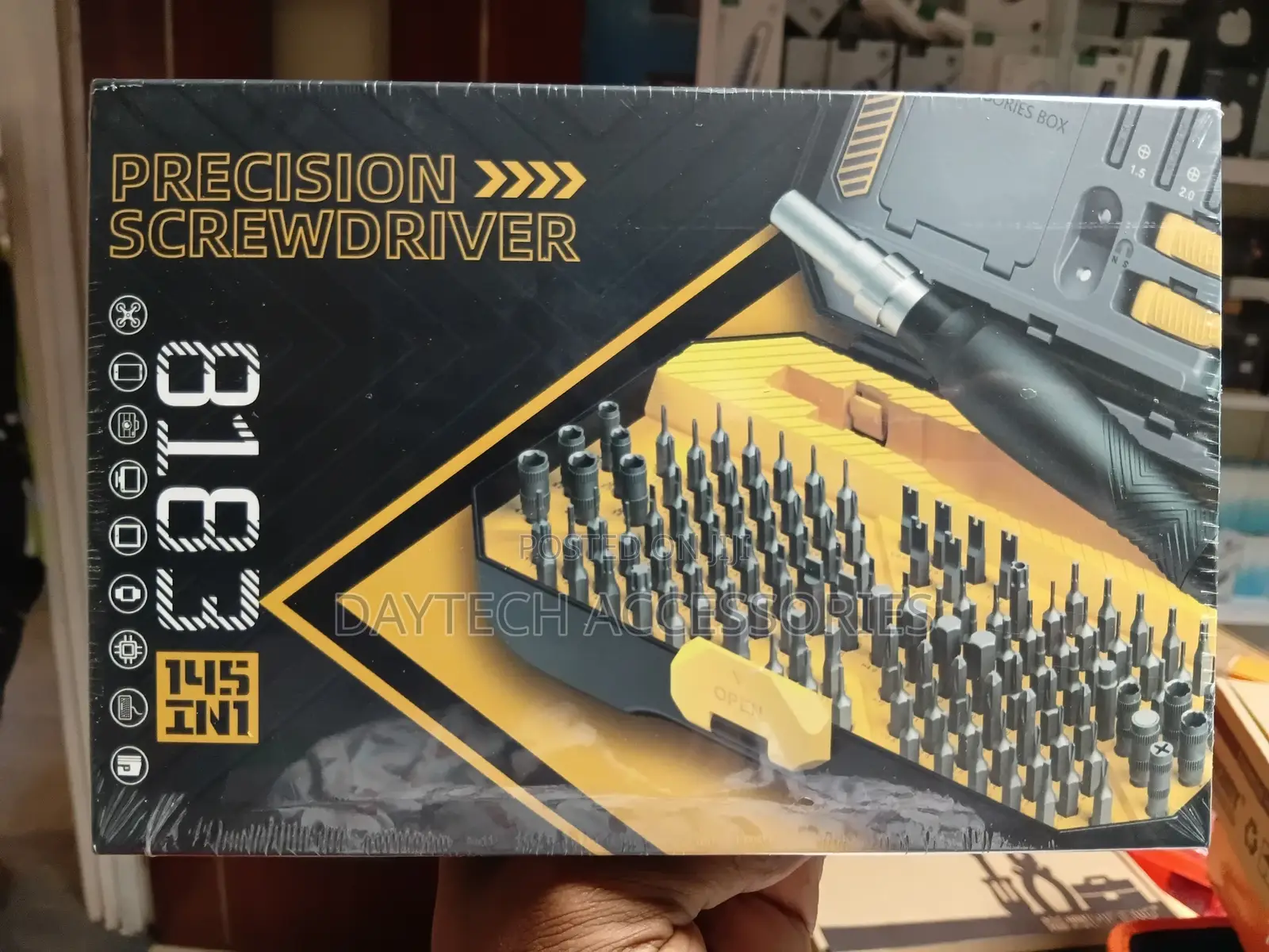 Jm-8183 145-in-1 Precision Screwdriver Set Professional Repair Toolkit