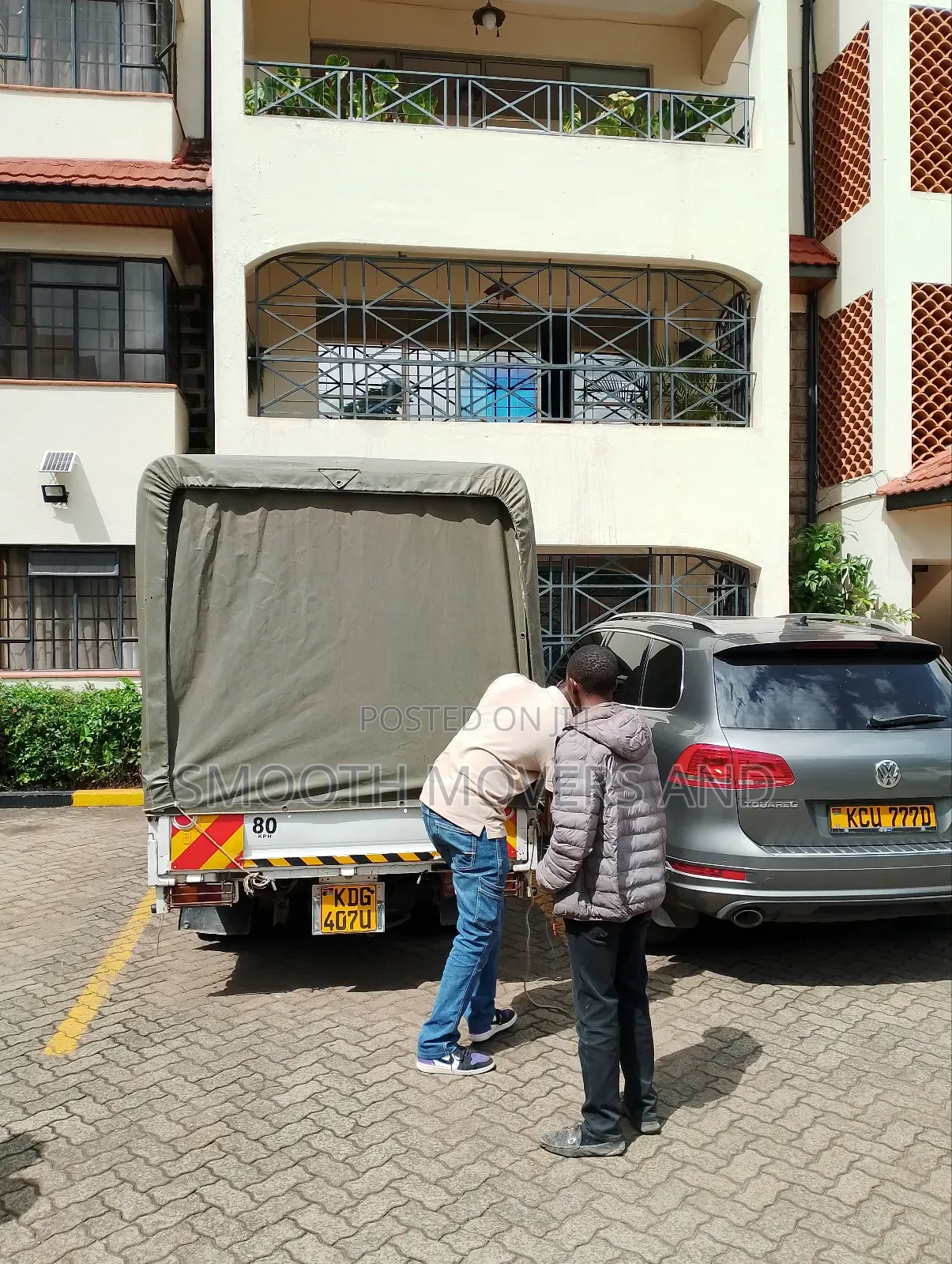 Small Trucks Available for Transport and Logistics Services.