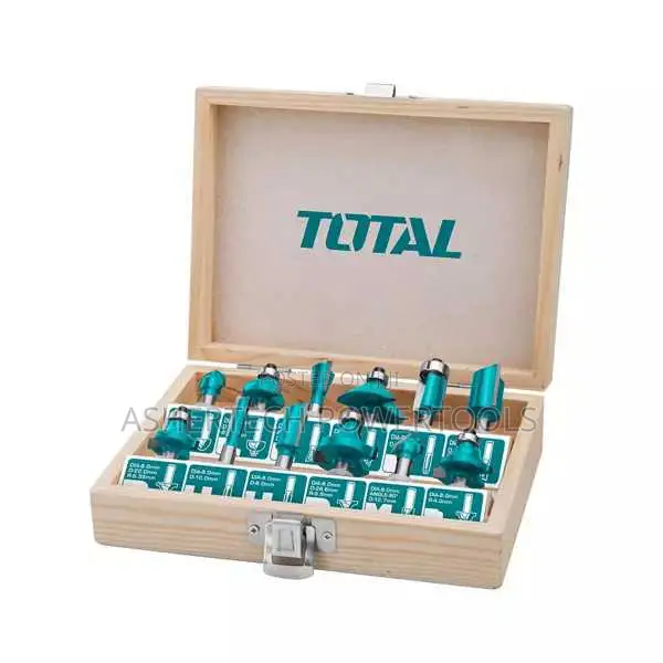 Total Tacsr1121 12pcs Router Bits
Set(8mm)