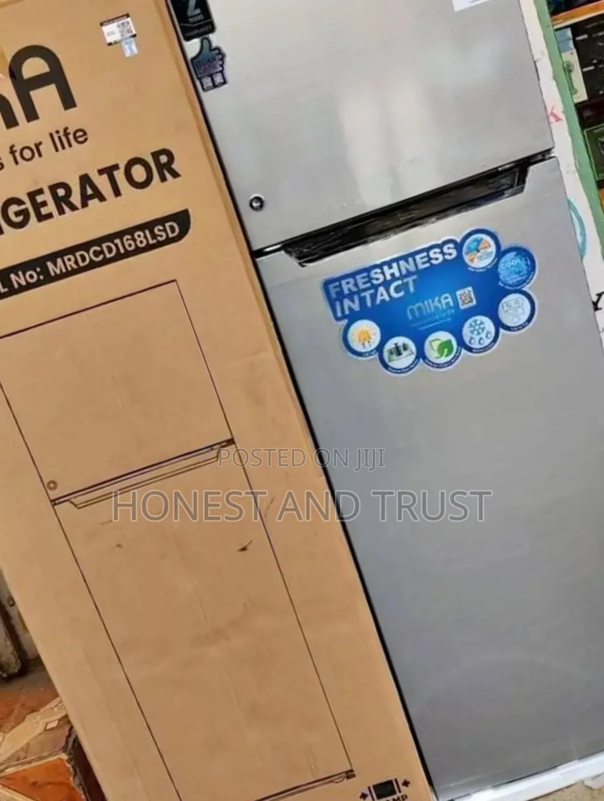 Double Door Fridge Mika Bclb168s 168l