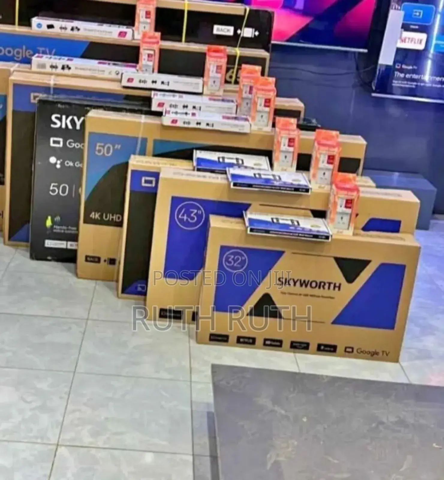 Frameless Skyworth 32 Inch Smart Tv Fhd32