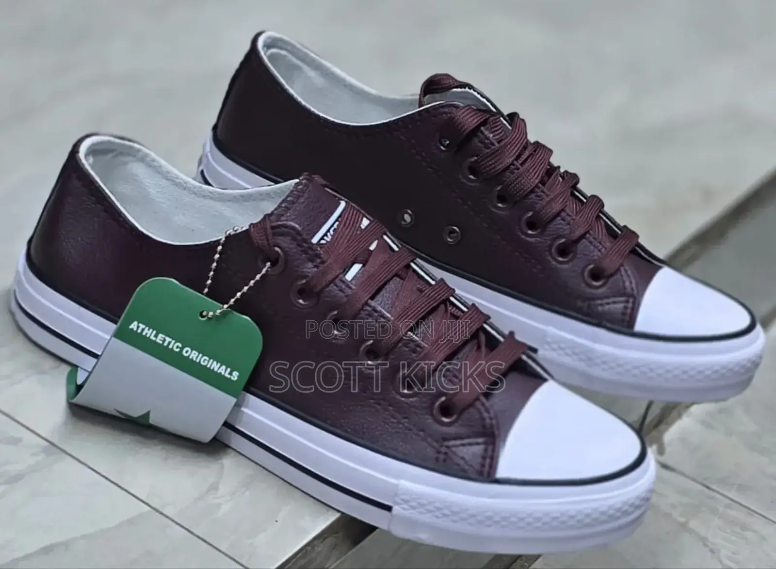 Leather Converse