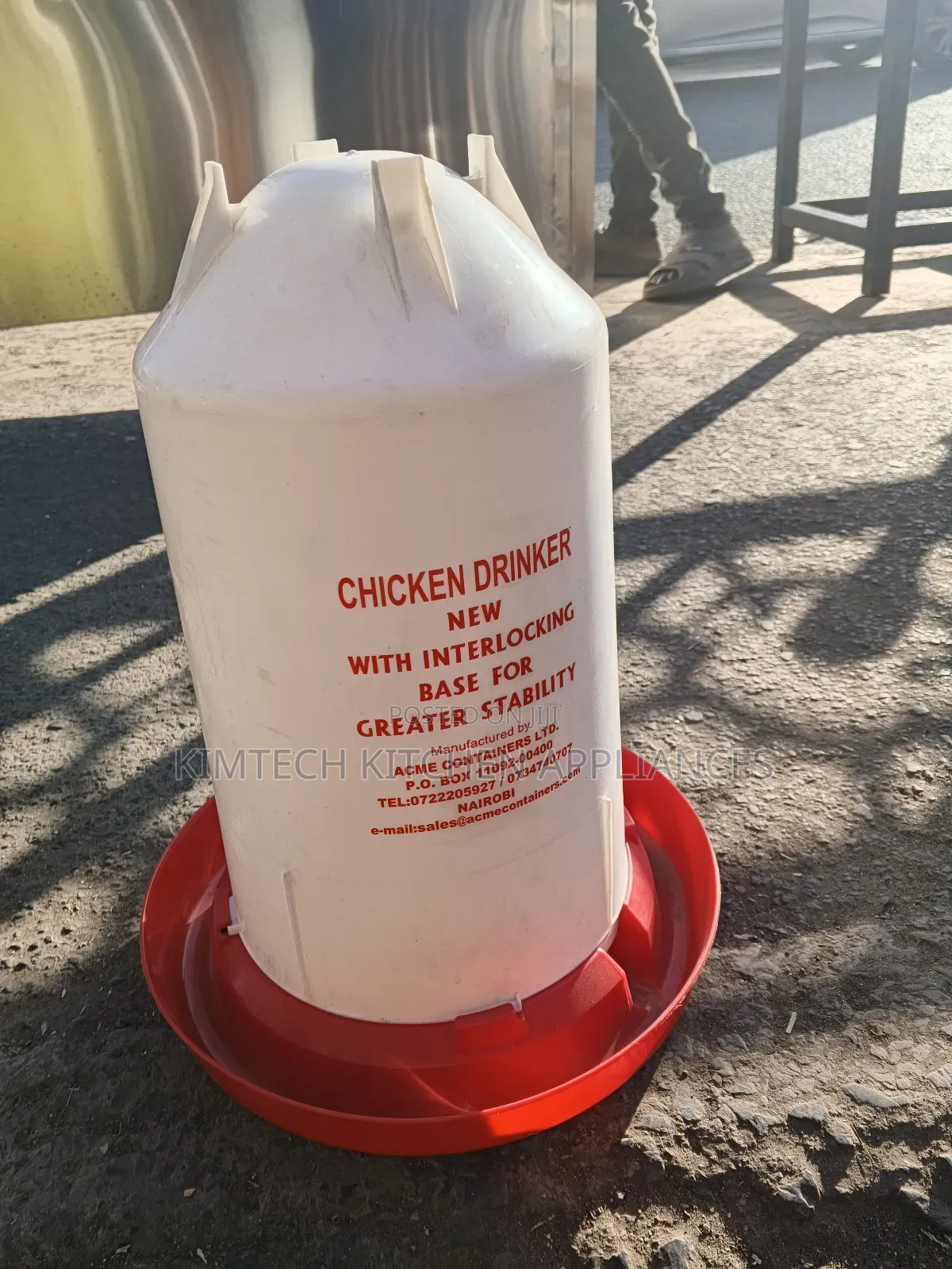 Kenpoly Manual Chicken Drinker 10litres