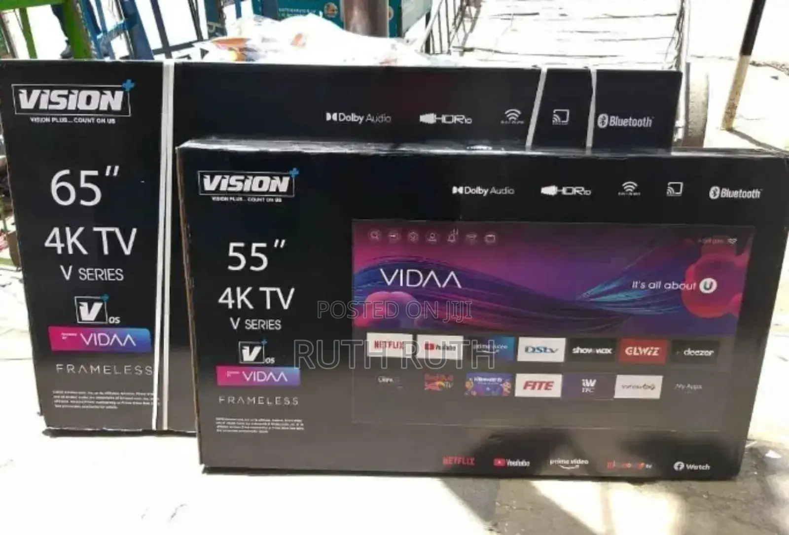 Bluey Enablef Vision 55 Inch 4 K Television v-Series