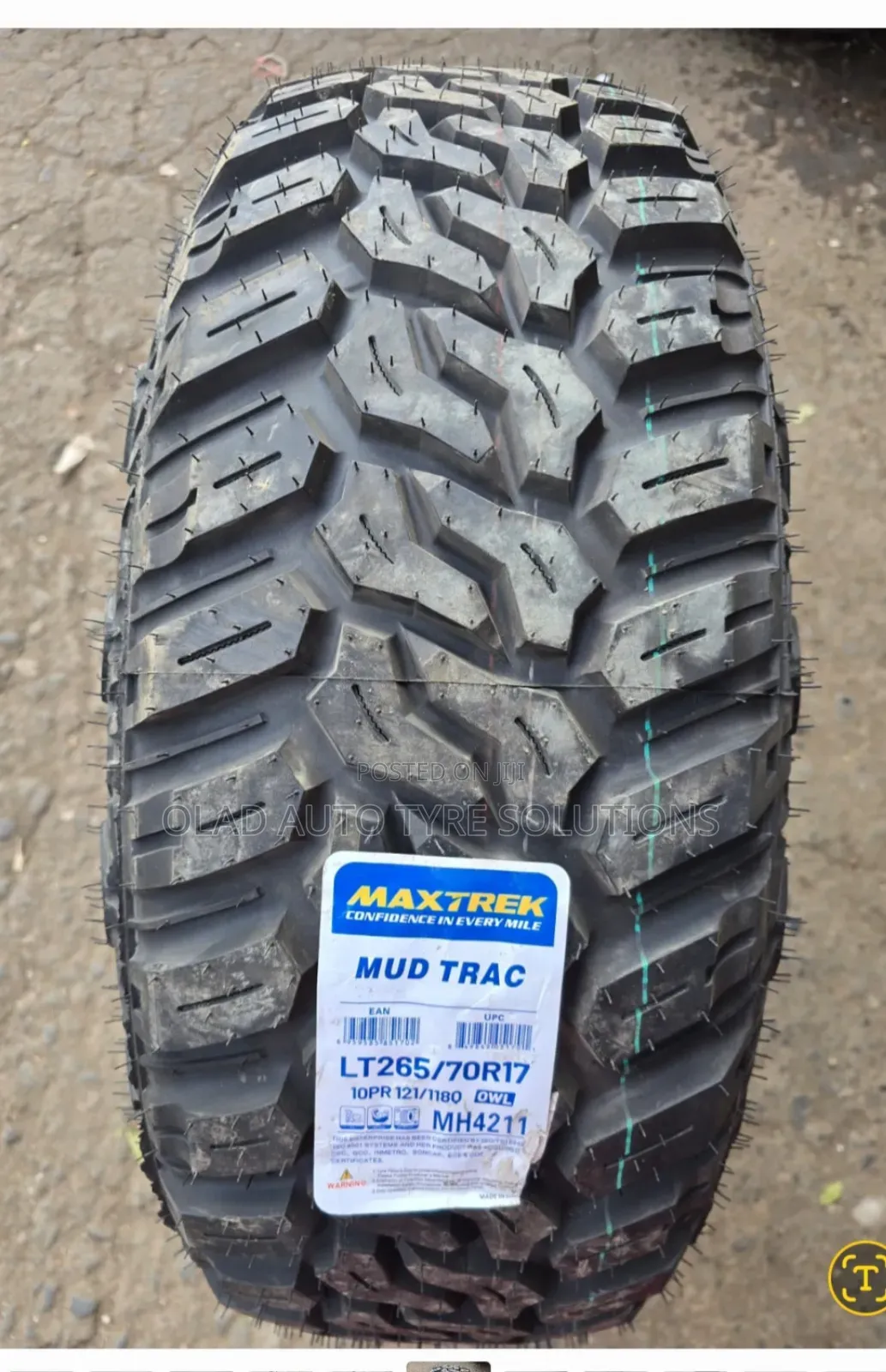 265/70r17 Maxtrek(Mud Terrain)