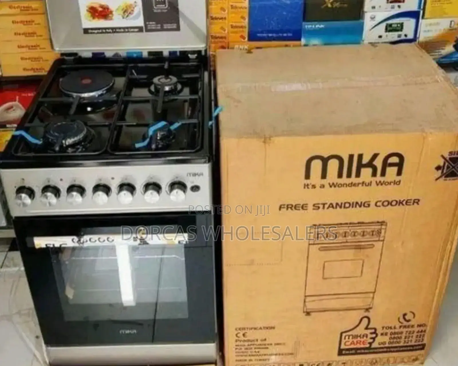 Mika 50*55 3gas+1electric Standing Cooker