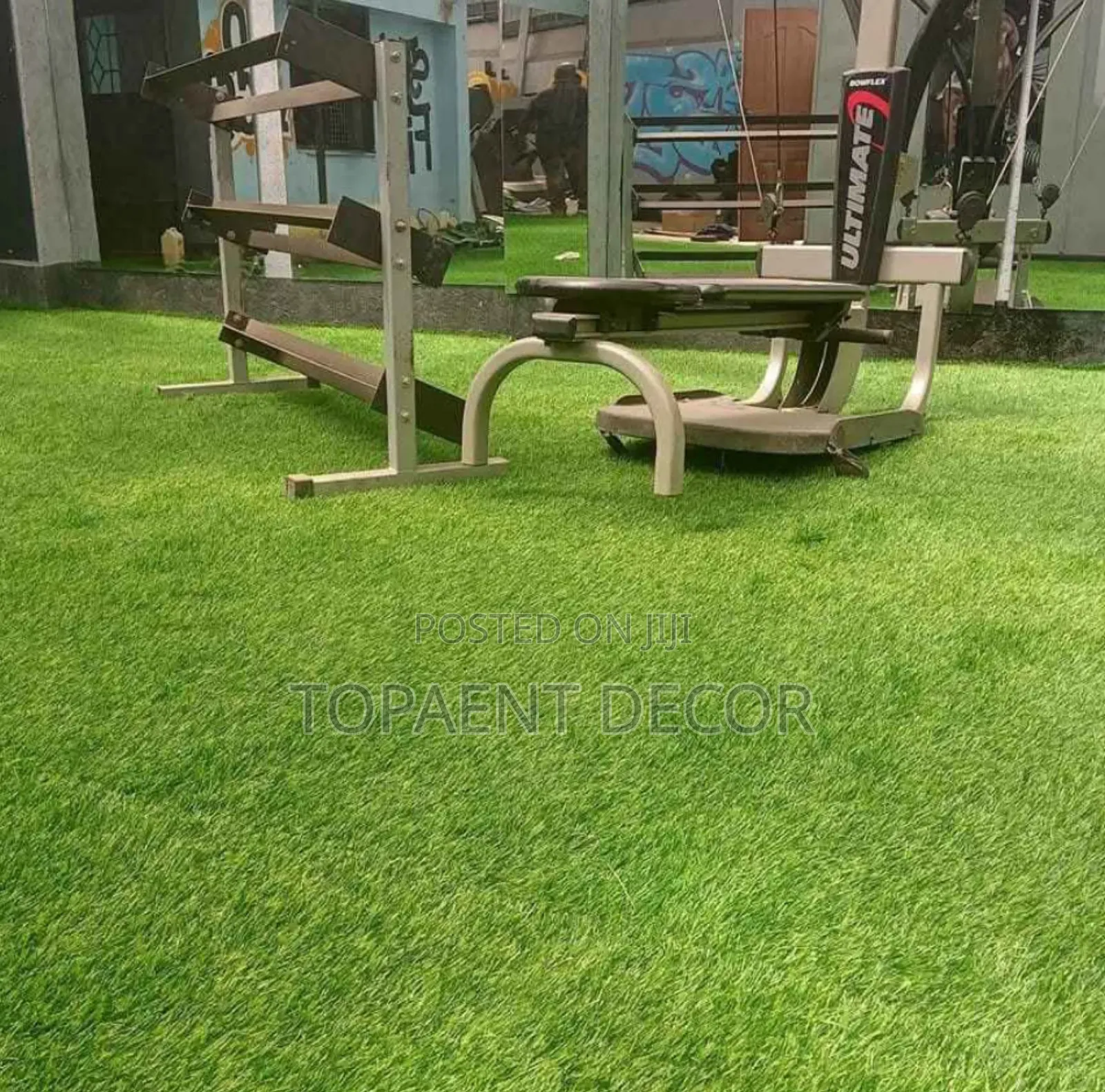 25mm Gym Room Soft Feel Radiant Green Artificial Grass Carpet