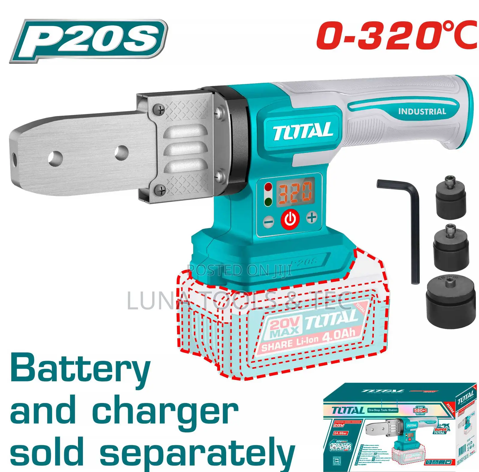Total Twtli2018 Cordless Plastic Tube Welding Tools 20v