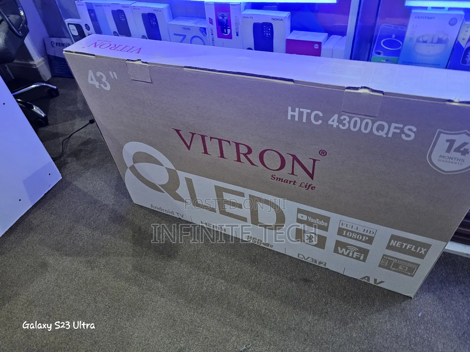 Vitron 43 Inch  Qled Smart Tv

2026 Model
