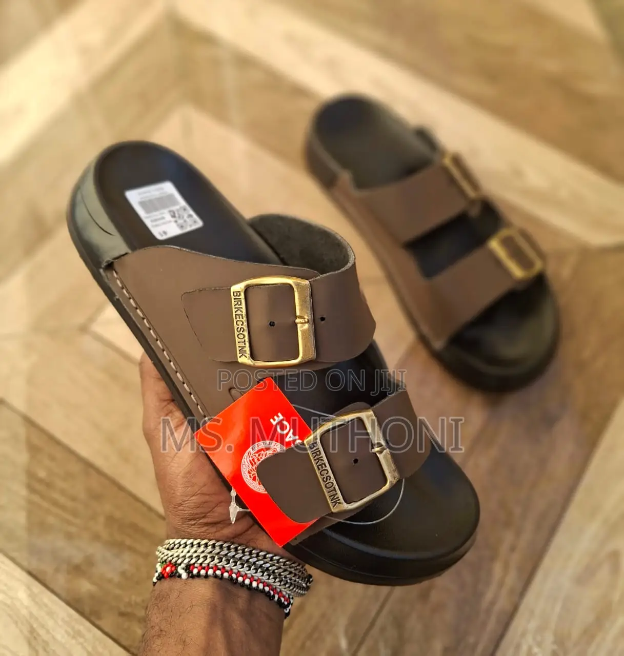 Double Buckle Men's Daily Wear Comfort Sandals, Clarks Sandals 39-44