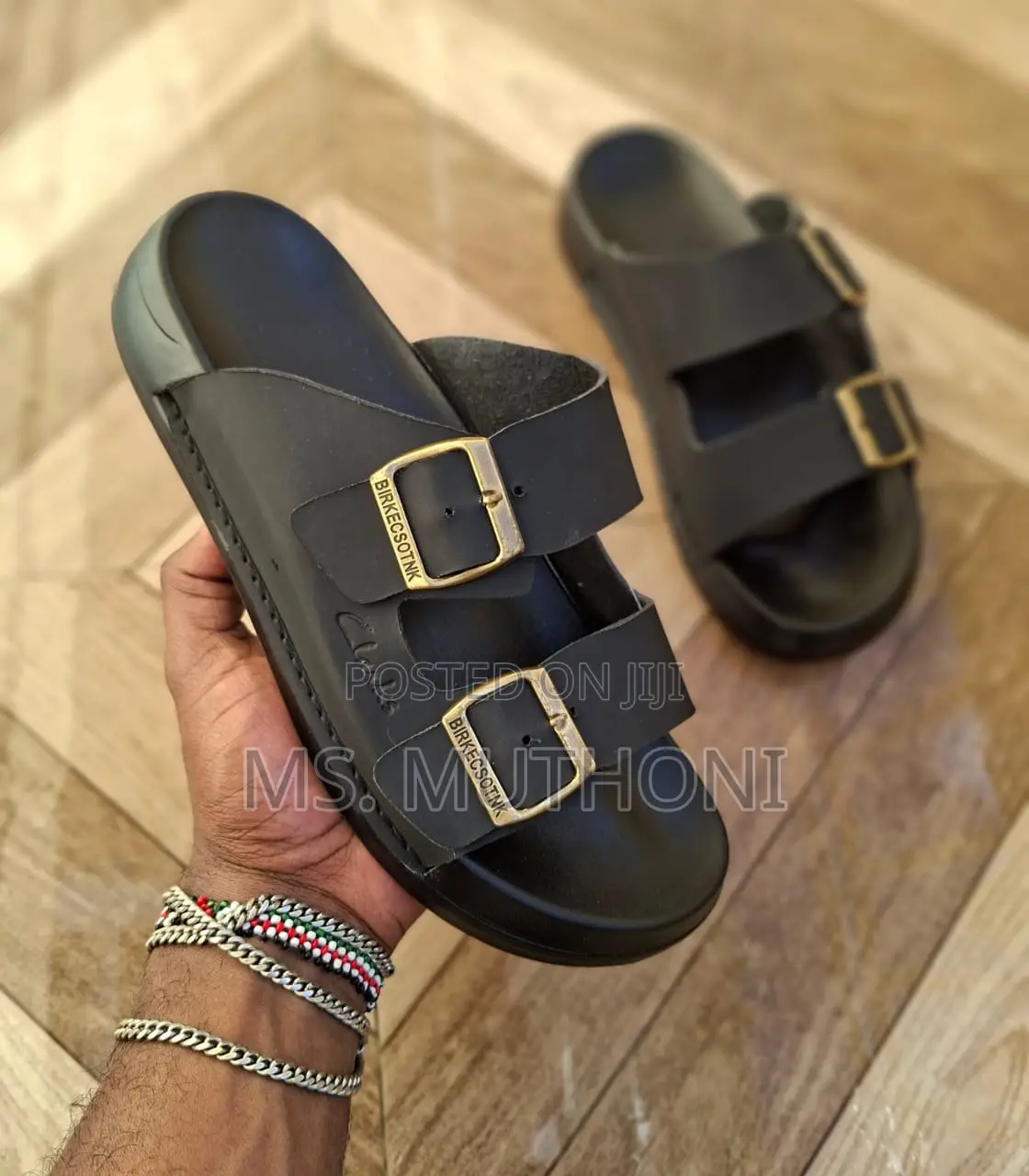 Double Buckle Men's Daily Wear Comfort Sandals, Clarks Sandals 39-44