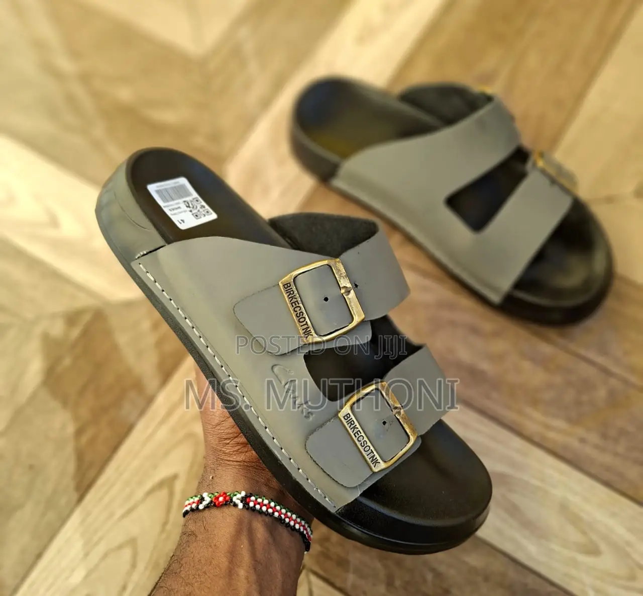 Double Buckle Men's Daily Wear Comfort Sandals, Clarks Sandals 39-44