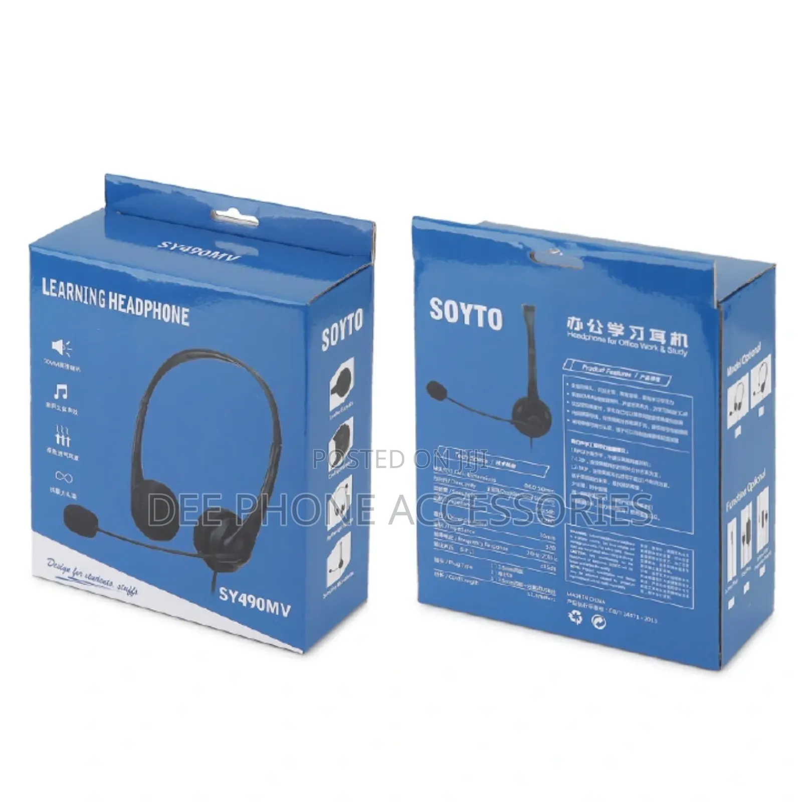 3.5mm Sy 490 Mv Wired Learning Headphones