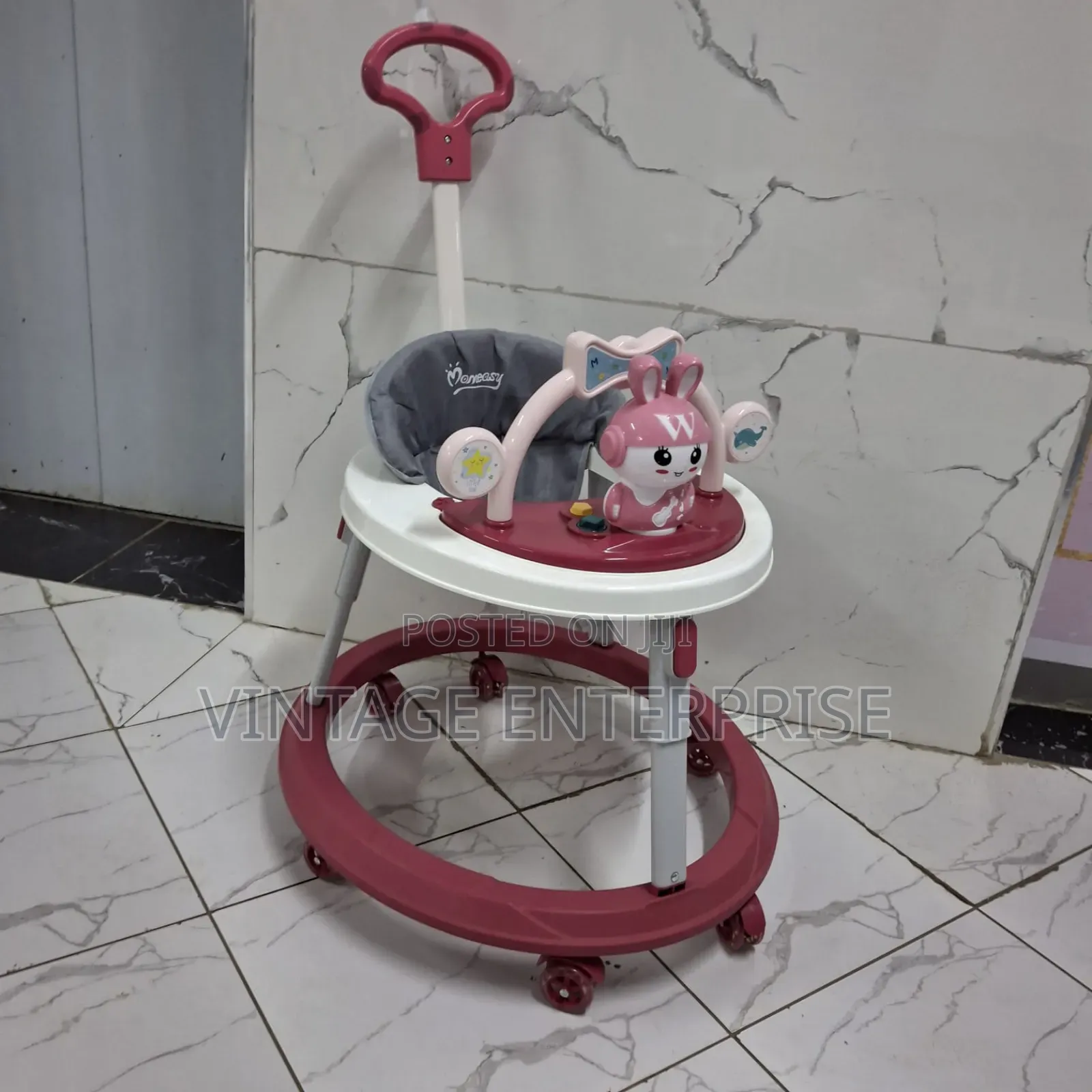 Walker With Melodies and Lights Has Adjustable Height