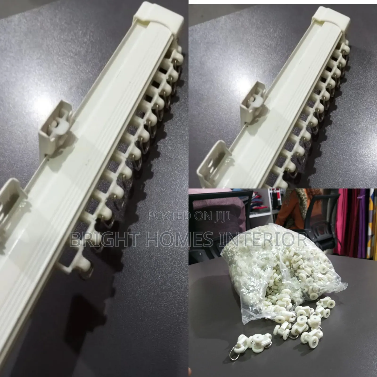 Modernized Single Window Curtain Rail
