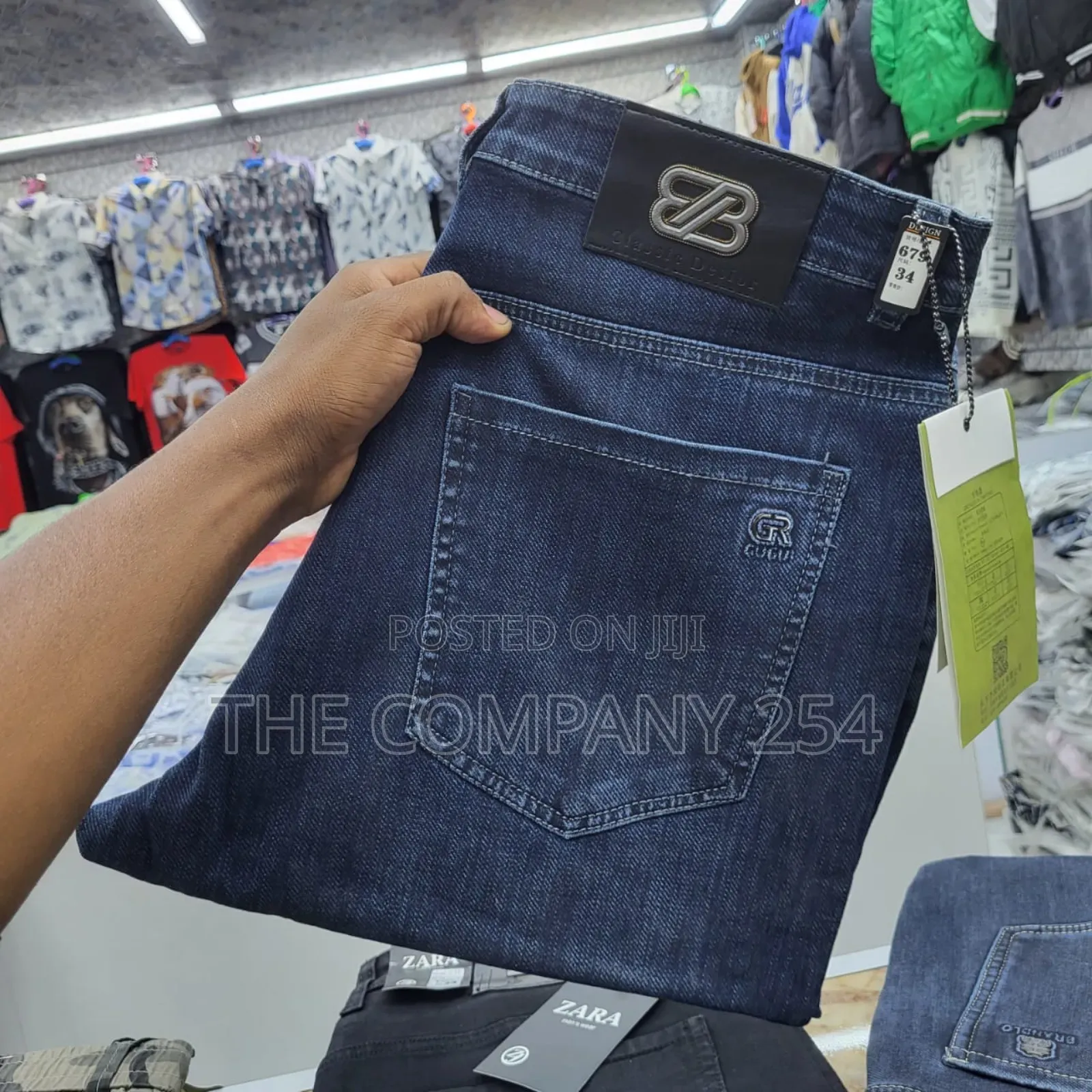 Quality Casual Denim Straight Men Official Jeans