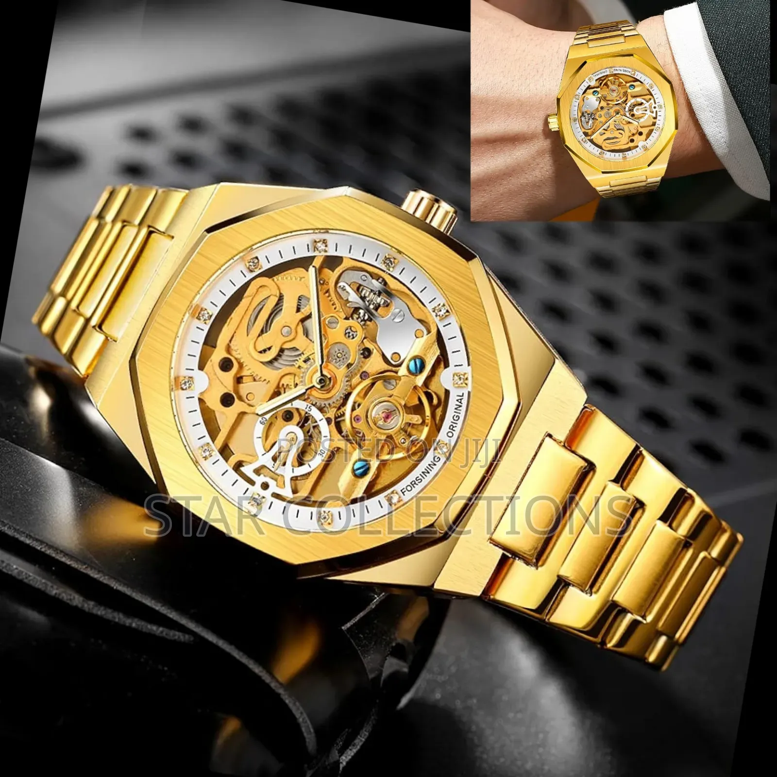 Gold Forsining Automatic Mechanical Watch