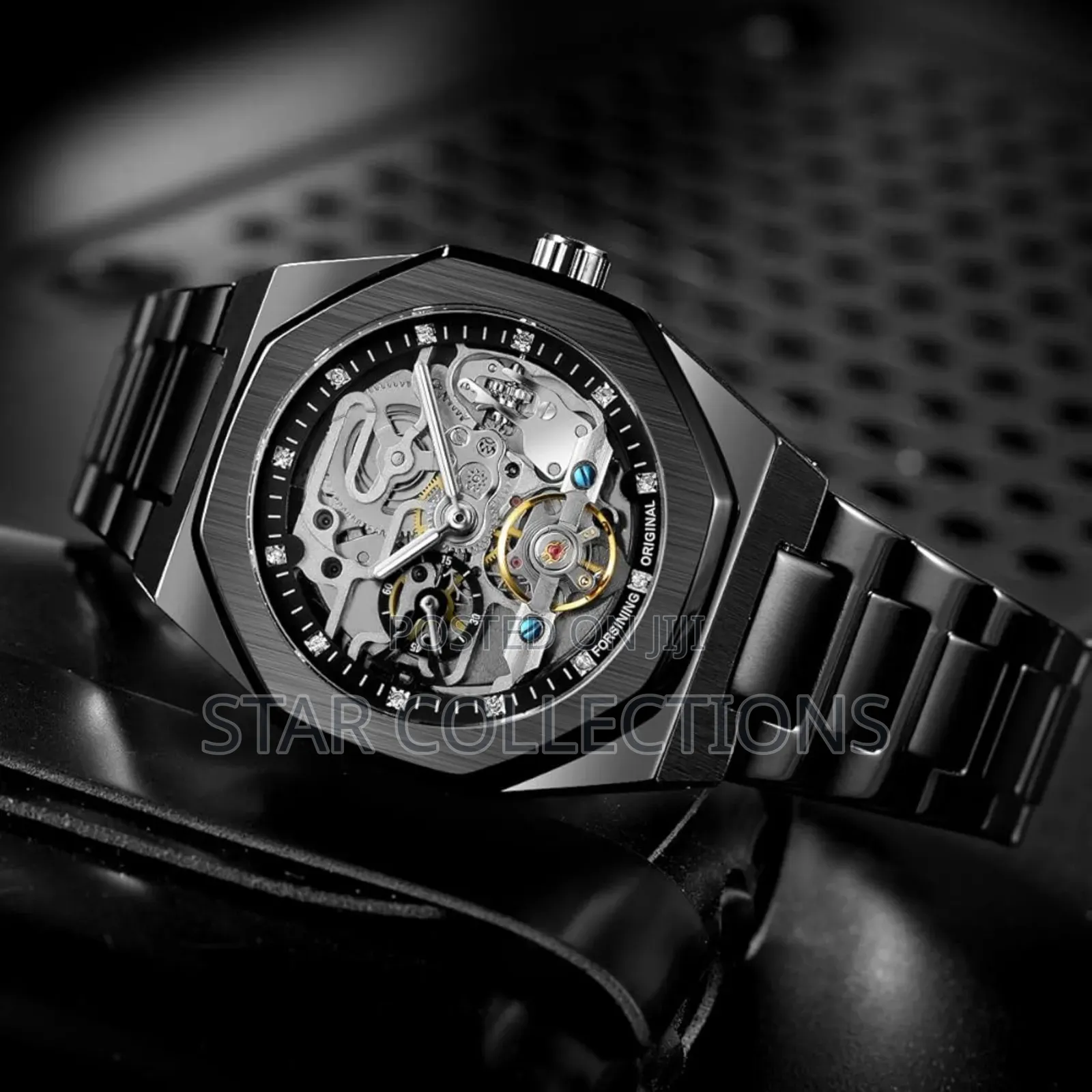 Black Forsining Automatic Mechanical Watch