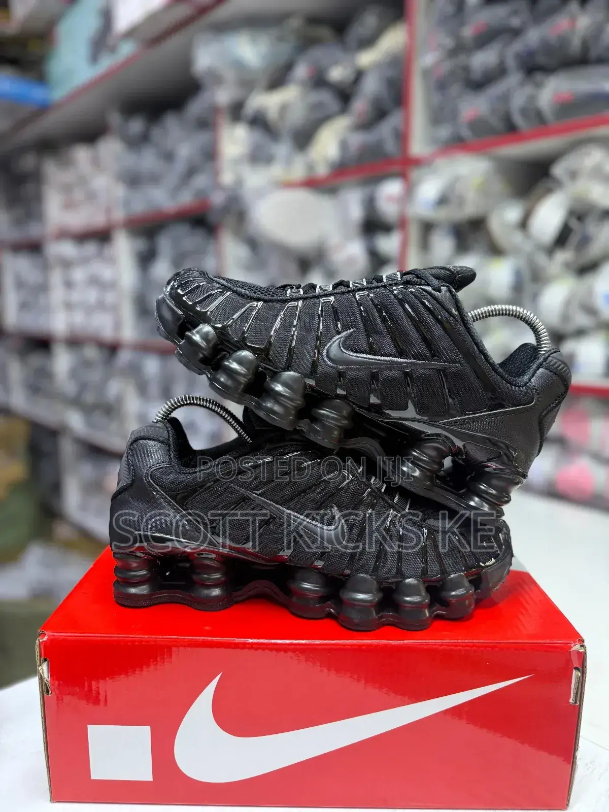Nike Shoxs Tl All Black