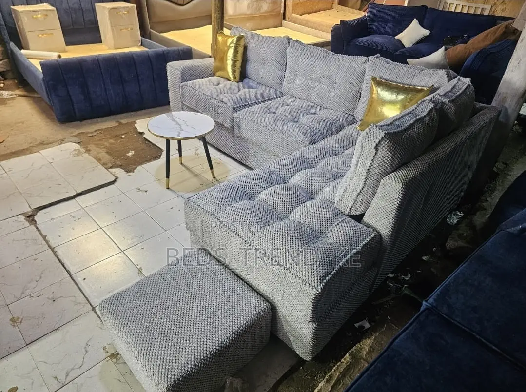 Firm Supportive 6 Seater L Sofa