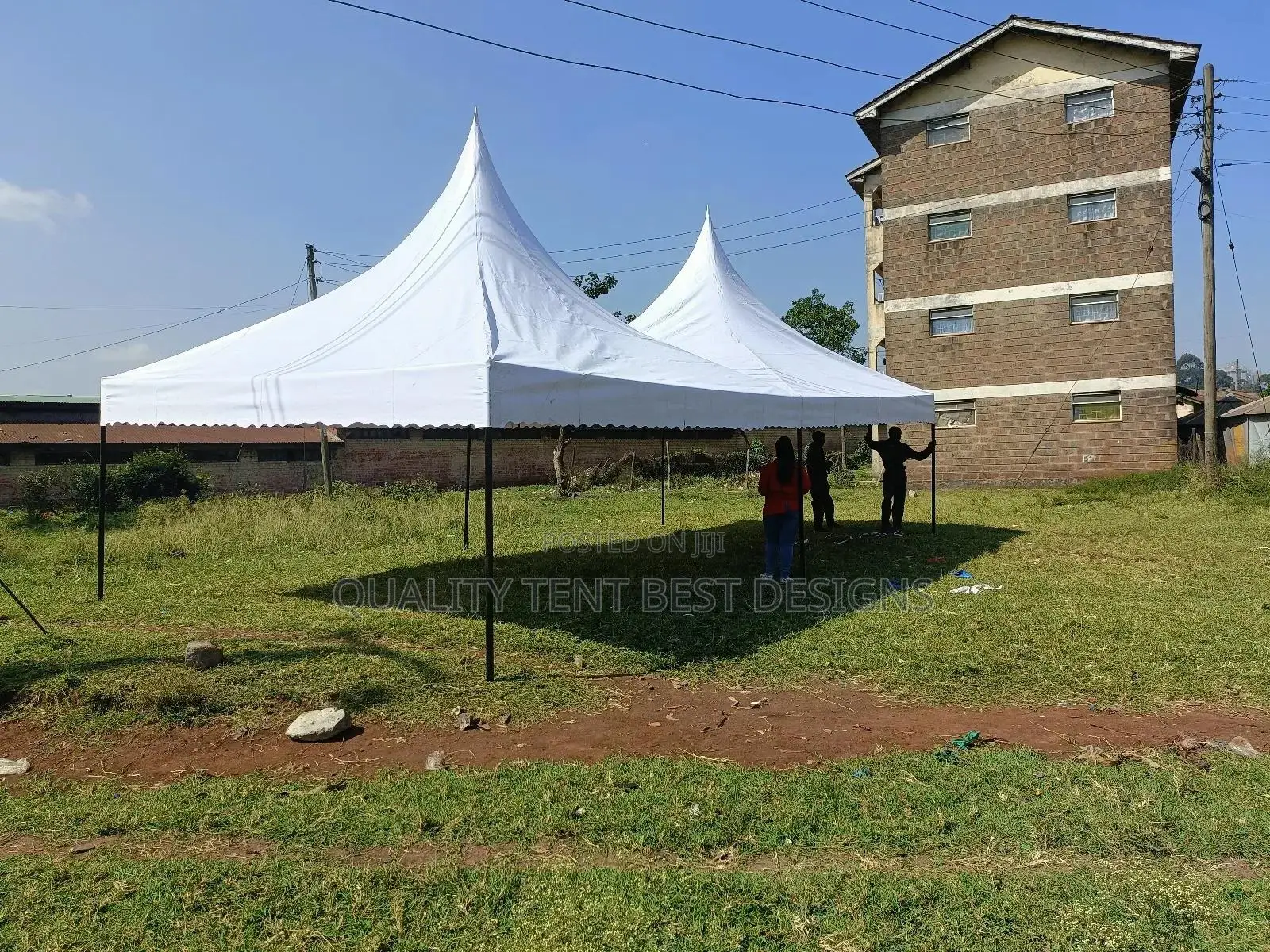 High-Quality 100 Seater Event Tent – Strong, Spacious Weatherproof