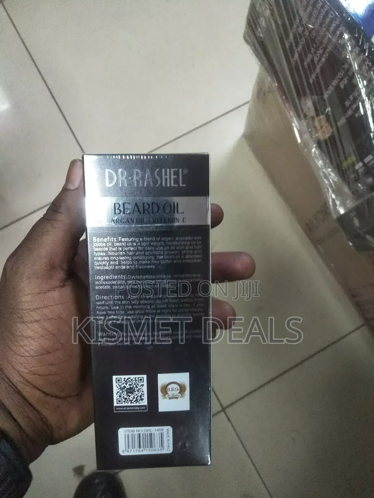 Dr Rashel Beard Growth Oil With Argan Oil