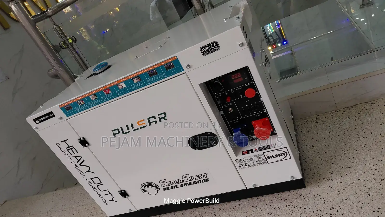 Pulsar 22kw/20kva Three Phase Silent Diesel Generator With Changeover