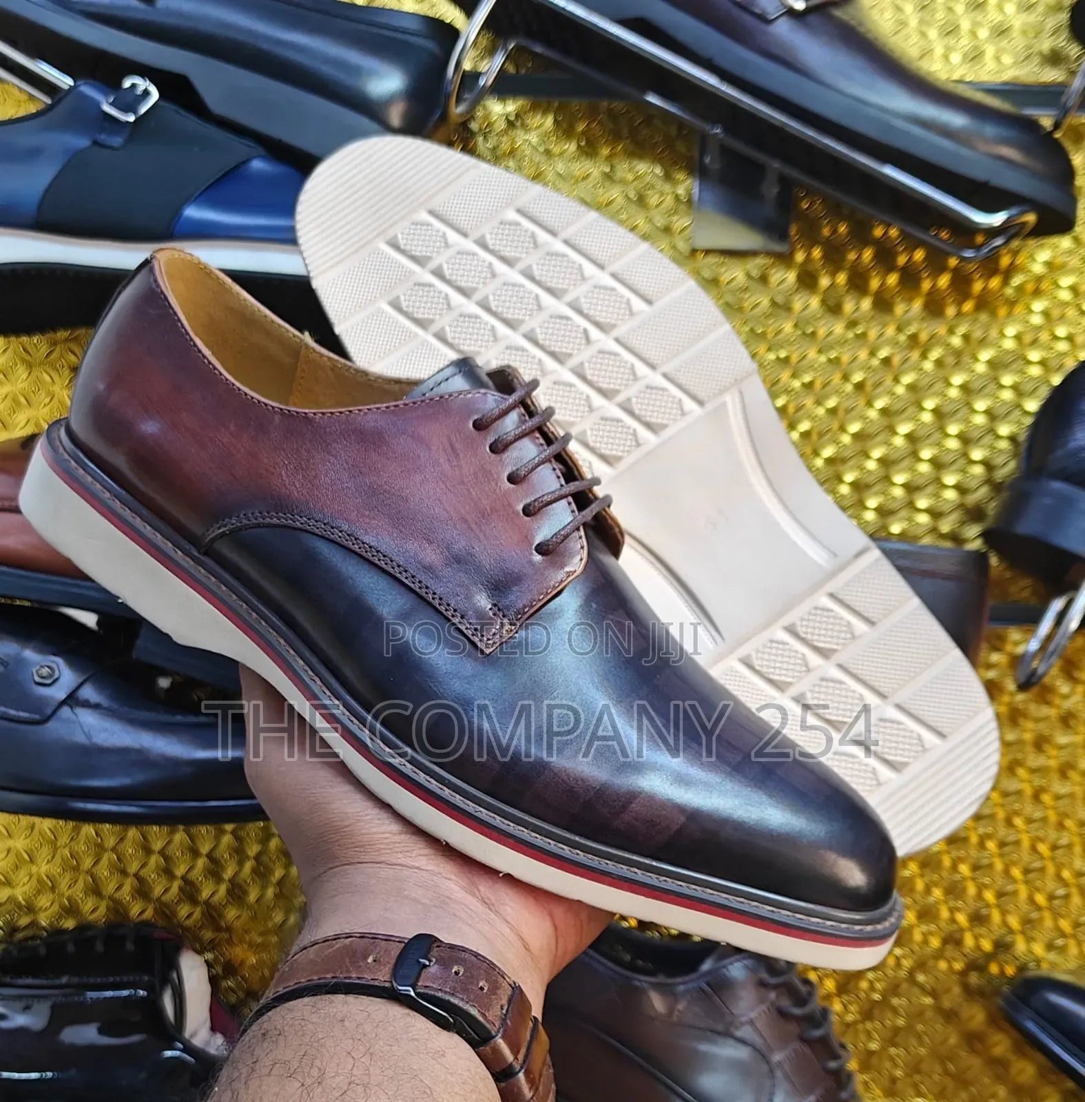 Quality Casual Leather Official Slip on Men Shoes