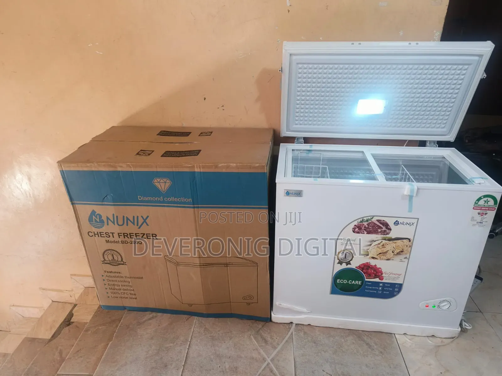 Nunix 200 Litres Deep Chest Freezer