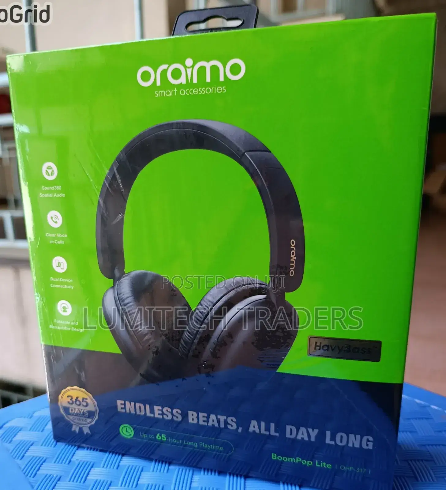 Oraimo Boompop Lite Ohp-317 Wireless Headphones