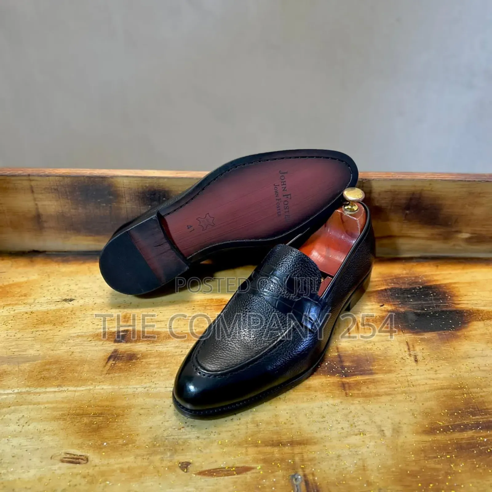 Quality Casual Leather Oxford Rubber Sole Men's Shoes