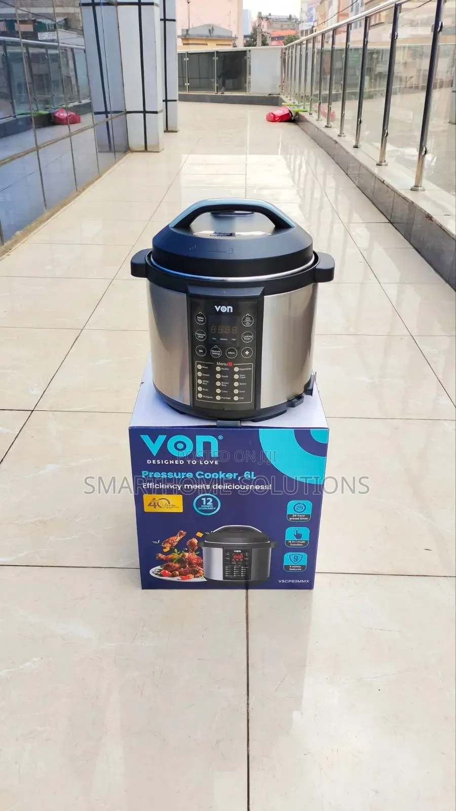 Von 6 L Electric Pressure Cooker