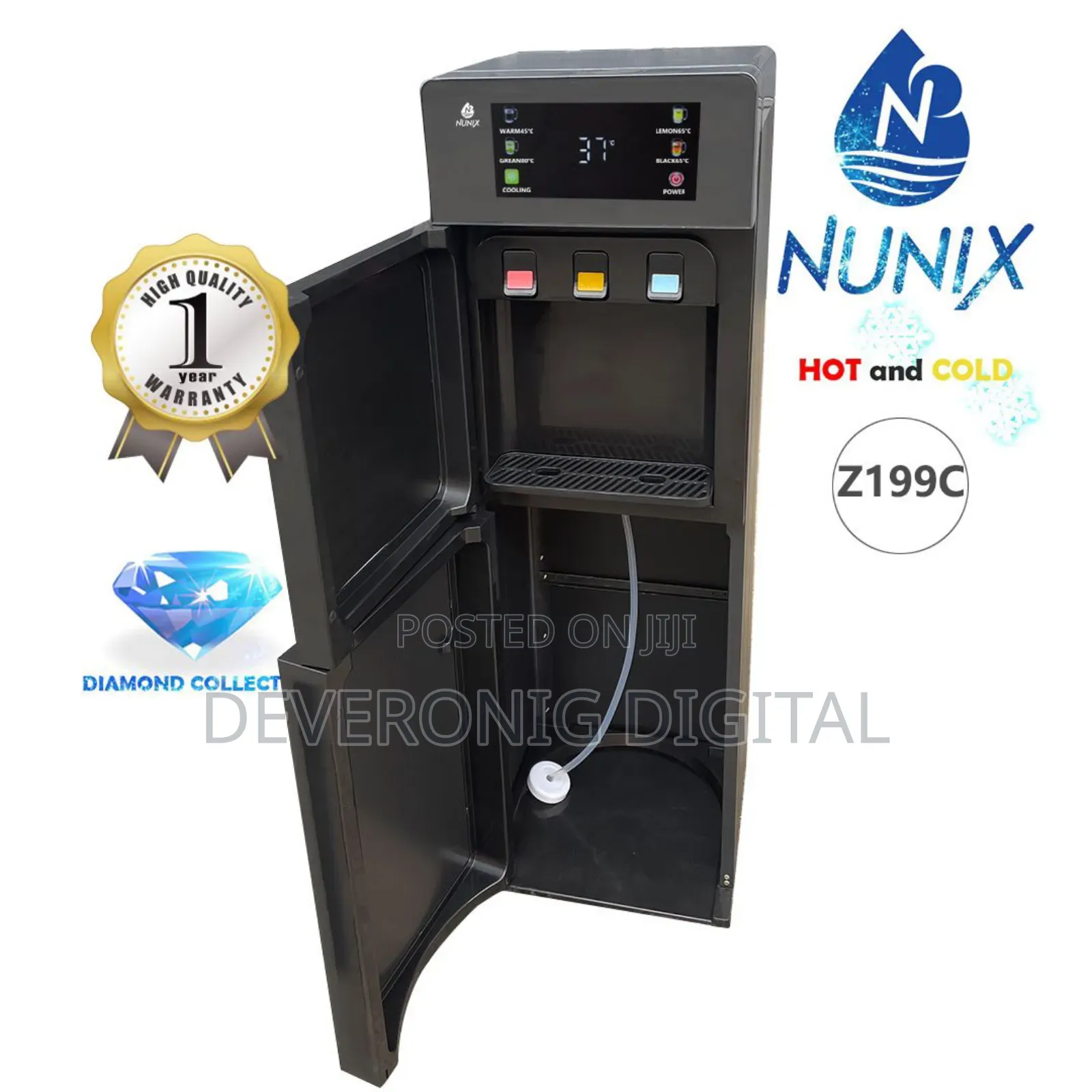 Nunix Z199c Bottom Load Water Disperser With Touch Screen