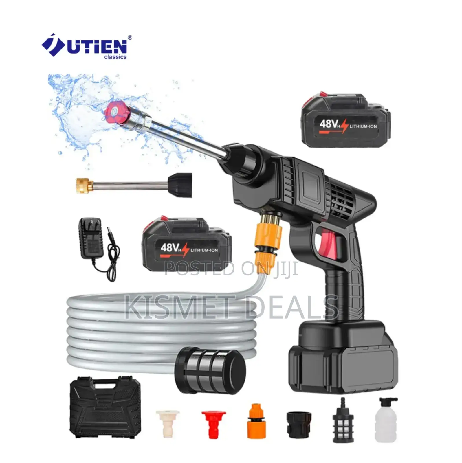 Car Washer Pressure Portable Cordless Cleaning Machine Wash Spray Gun