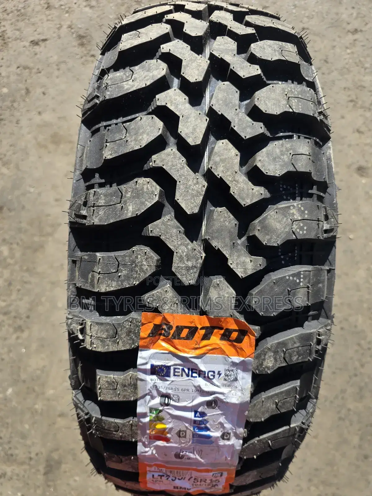 235 /75 R15 Boto Tyres (Mud Terrein)