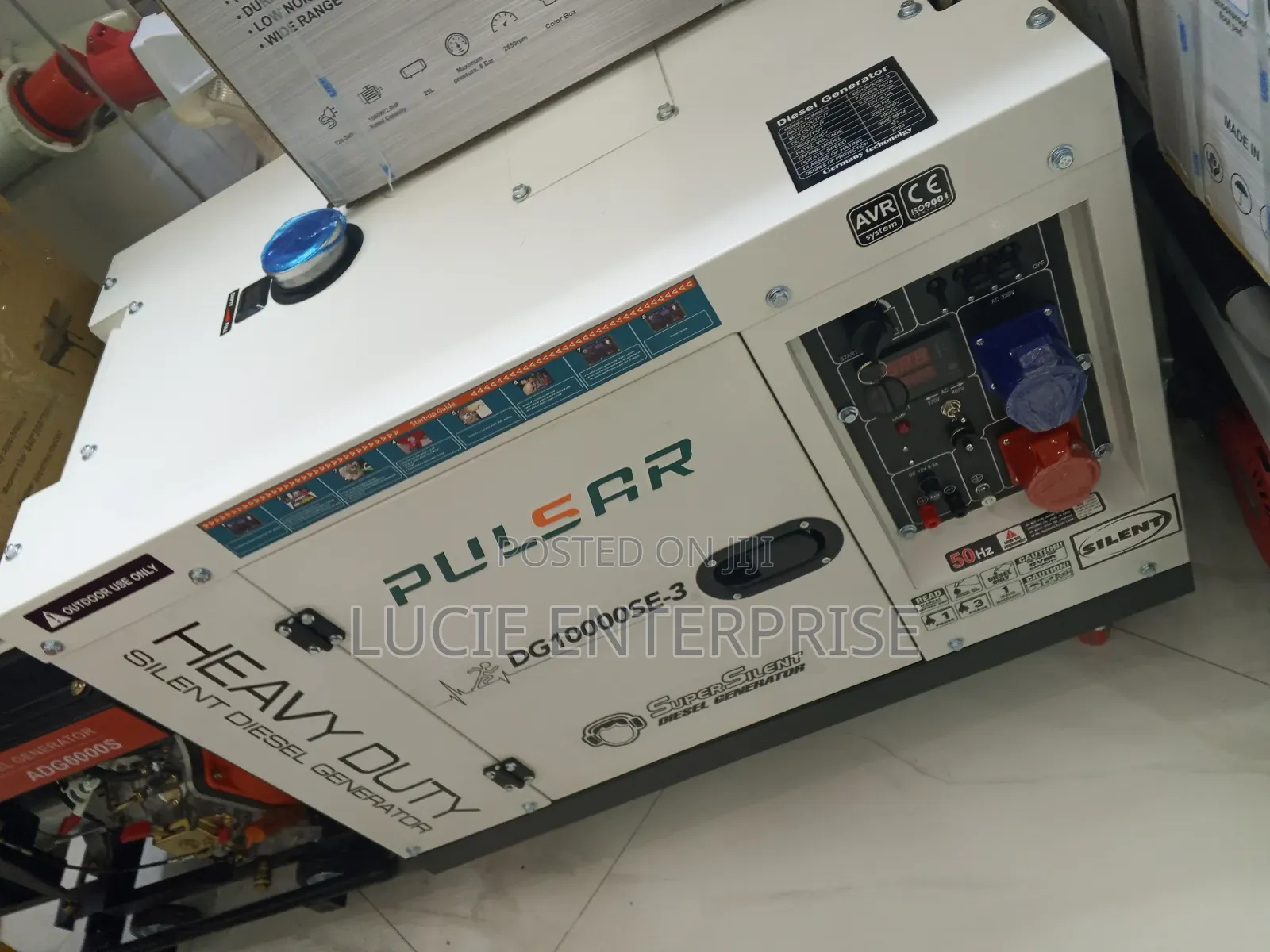 Heavy Duty Pulsar Silent Diesel Generator 12kva