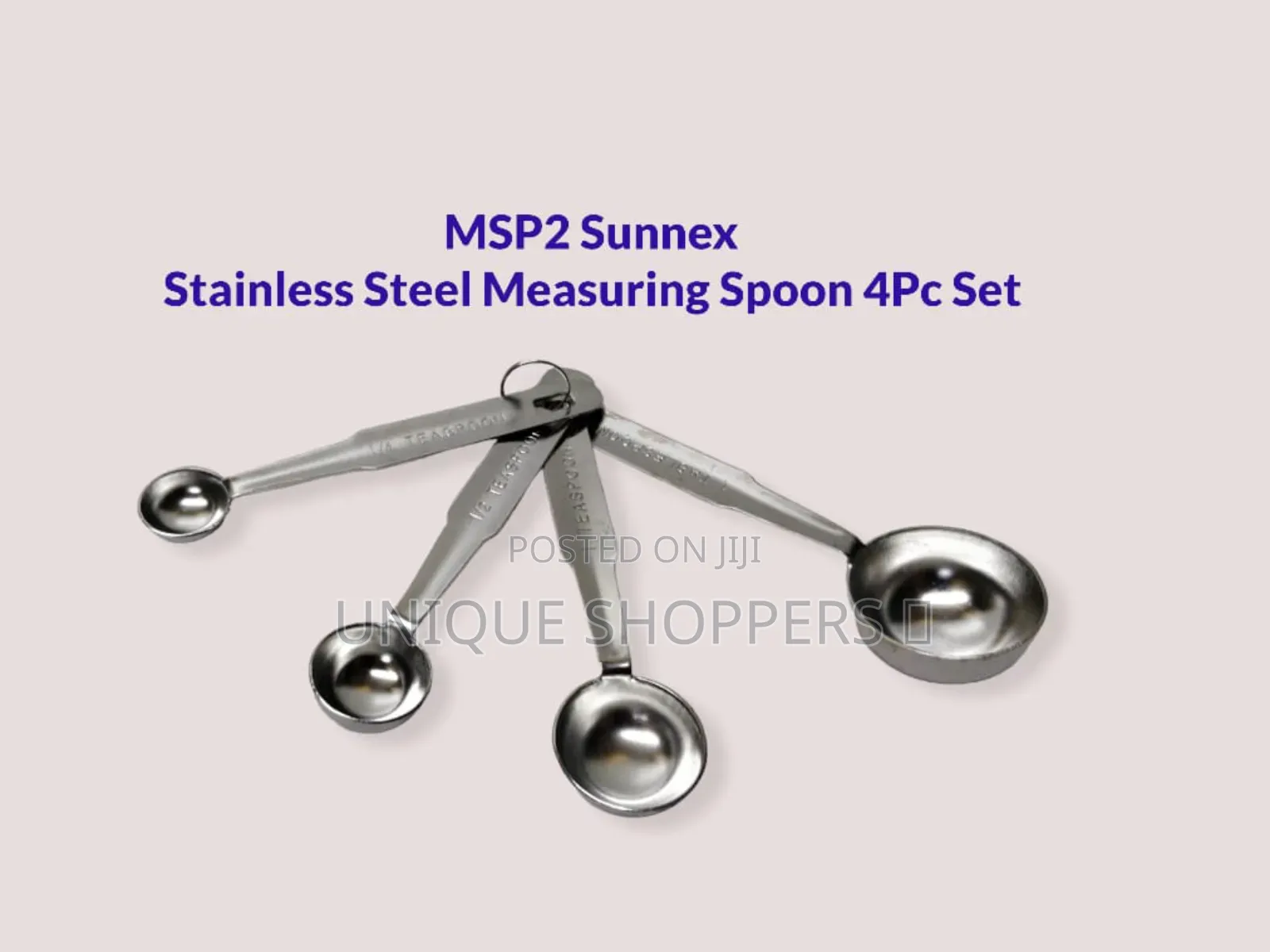 Sunnex Stainless Steel Measuring Spoon 4pcs