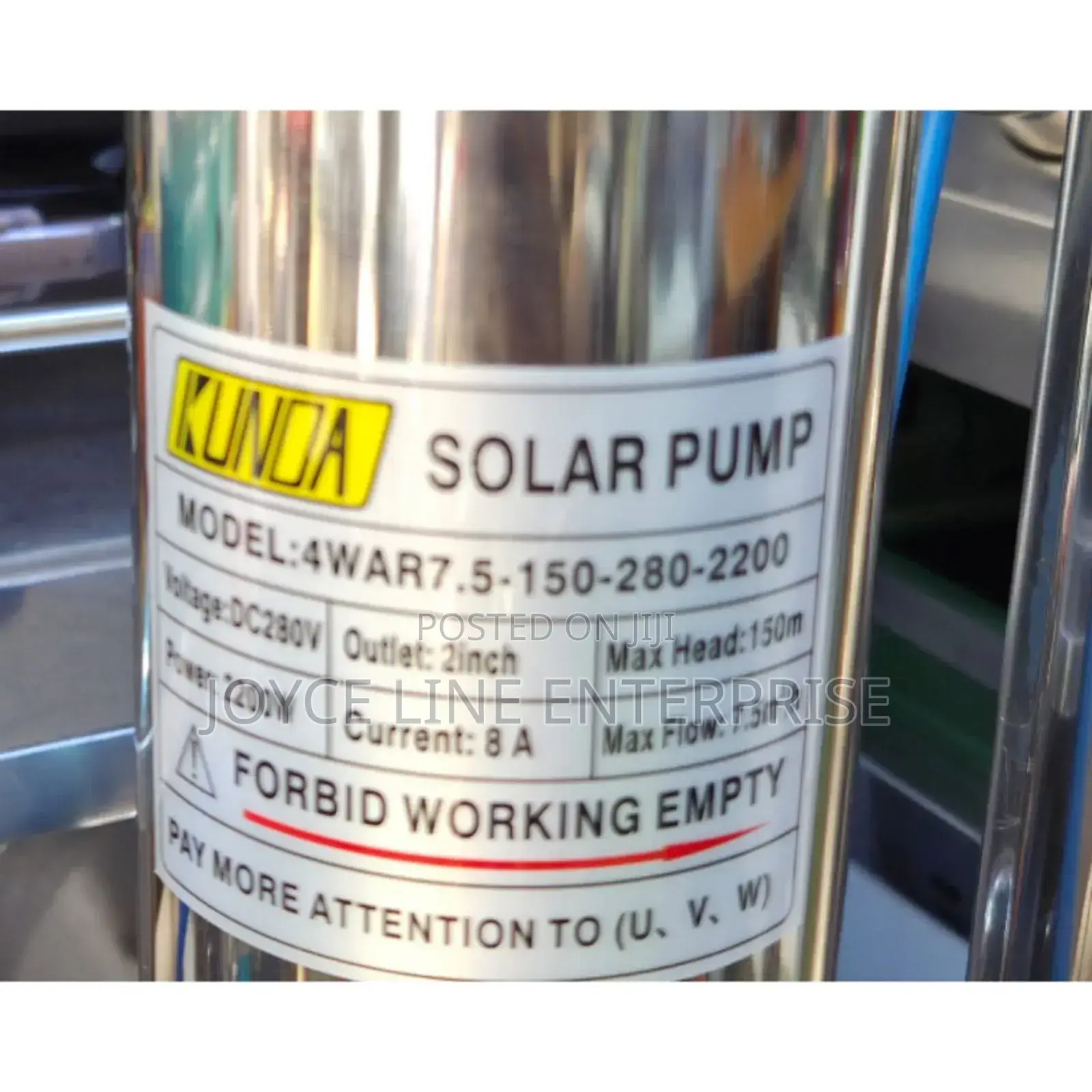 Solar Pump 2200w Max Head 150 Meters