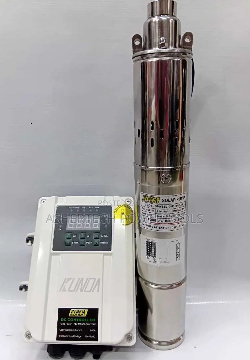 Kunda Solar Pump 250w Head 80 Meters