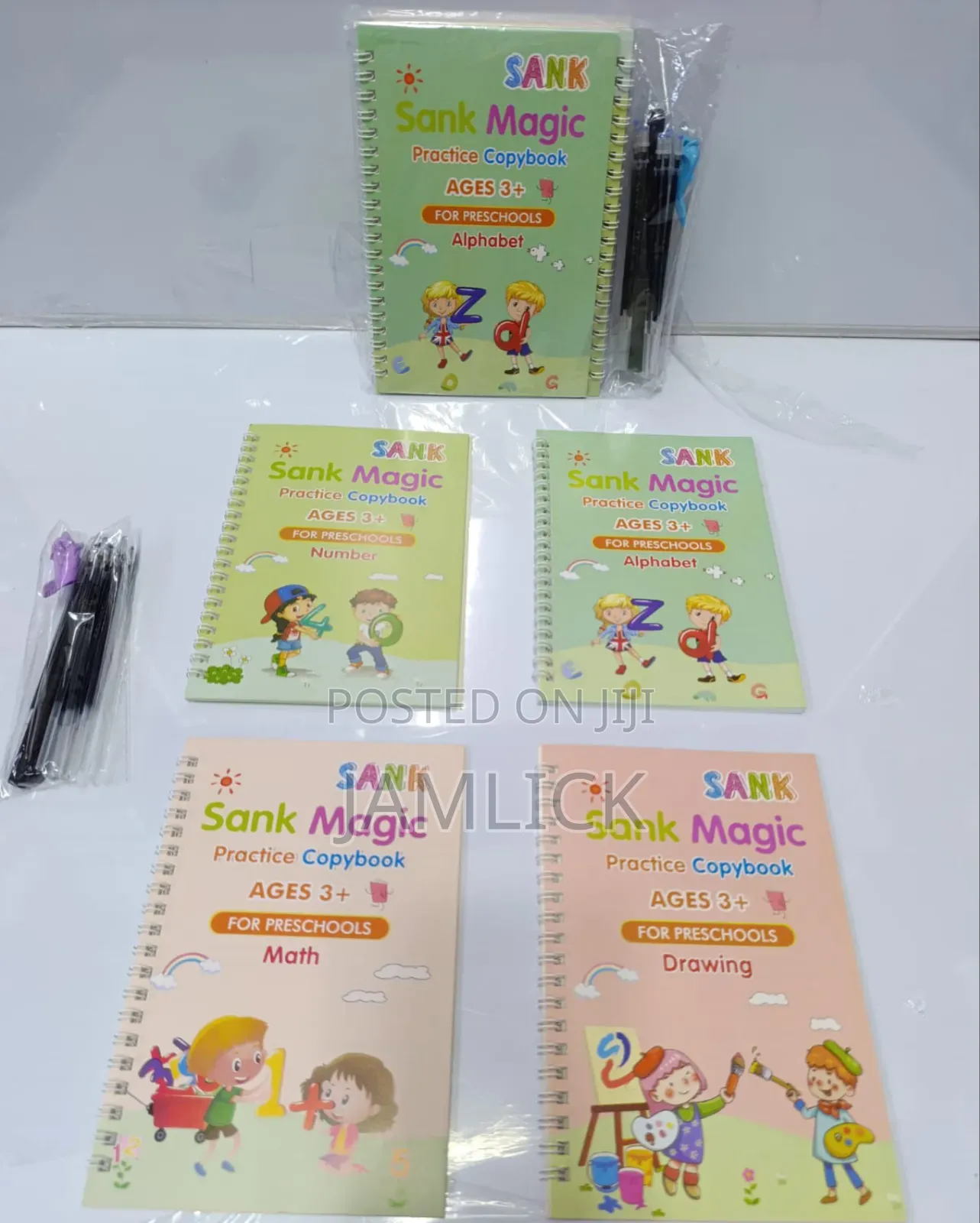 Sank Magic Practice Books – Set of 4 With Pens - Kb
