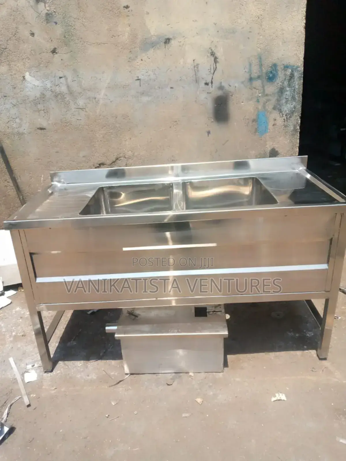 2 Bowls Stainless Steel Sink. Order and Pay on Delivery