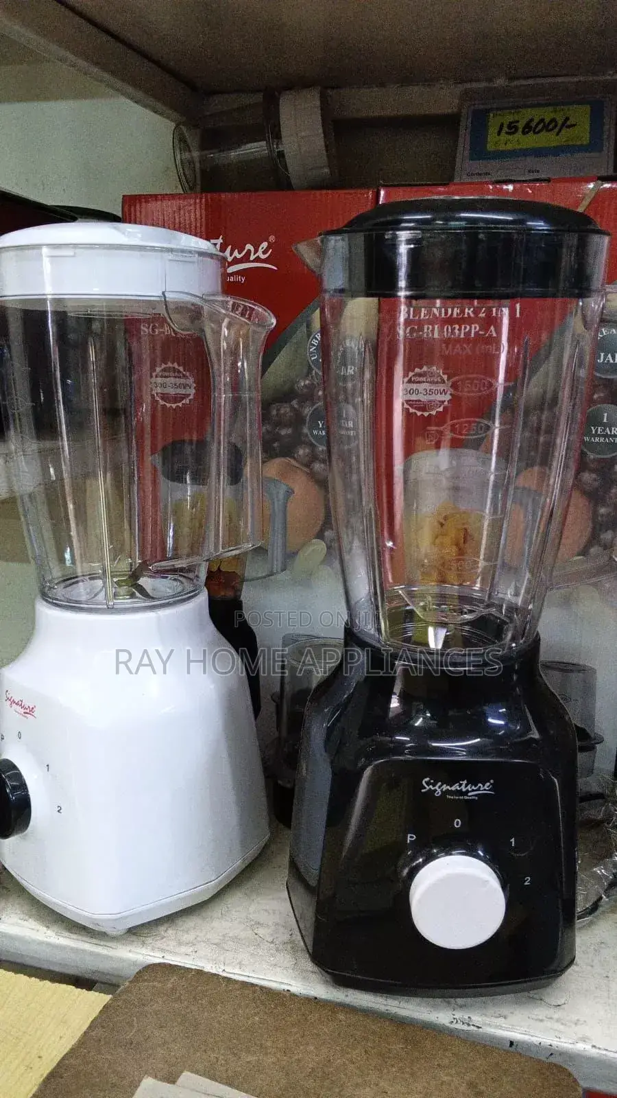 Signature 2 in 1 Blender 1.5l Jug +Grinder Jar