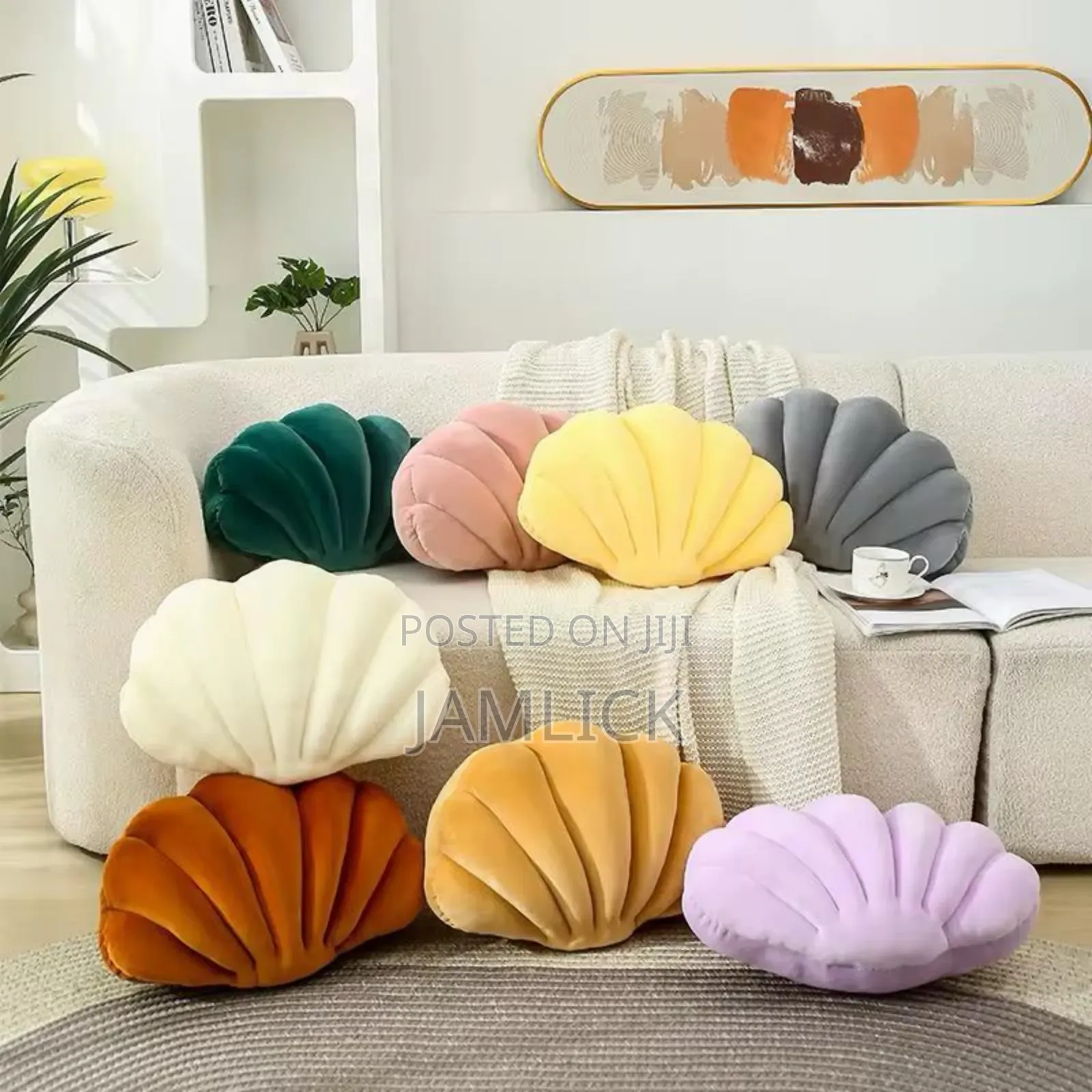 Shell Throw Pillows – Decorative Comfortable - Ks