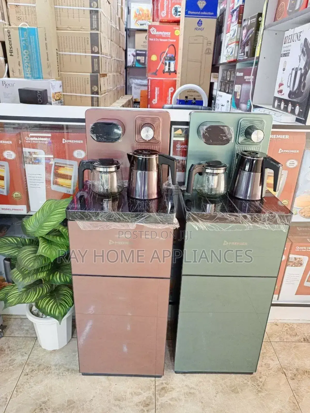 Premier Bottom Load Dispensers 
With Coffee Expresso Electrickettle