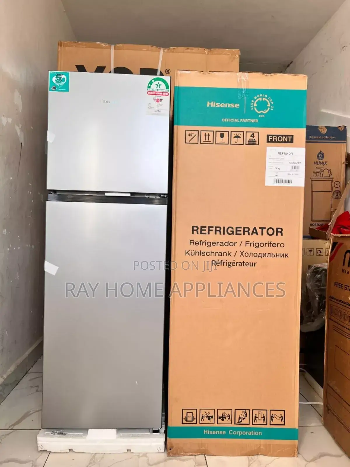 Hisense Fridge 154 Litres Double Door Refrigerator