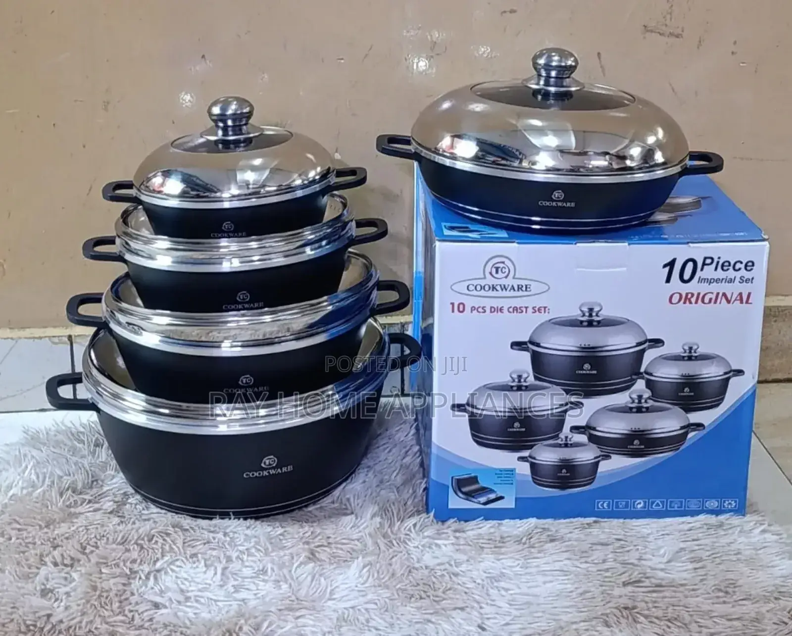 10pcs Tc Nonstick Cookware