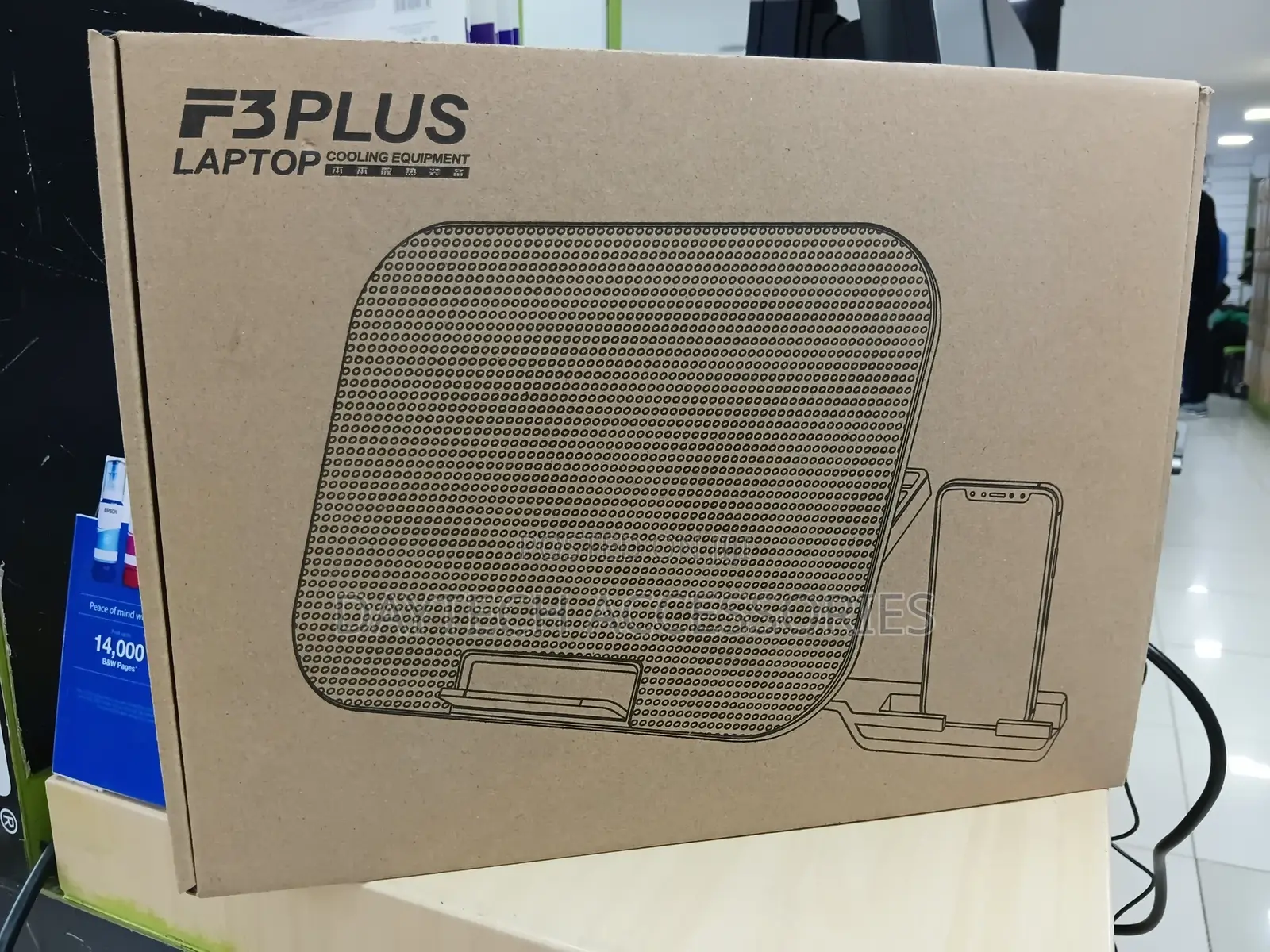 F3 Plus 11.6-17.3inch Laptop Cooling Pad With 6 Quiet Fans.