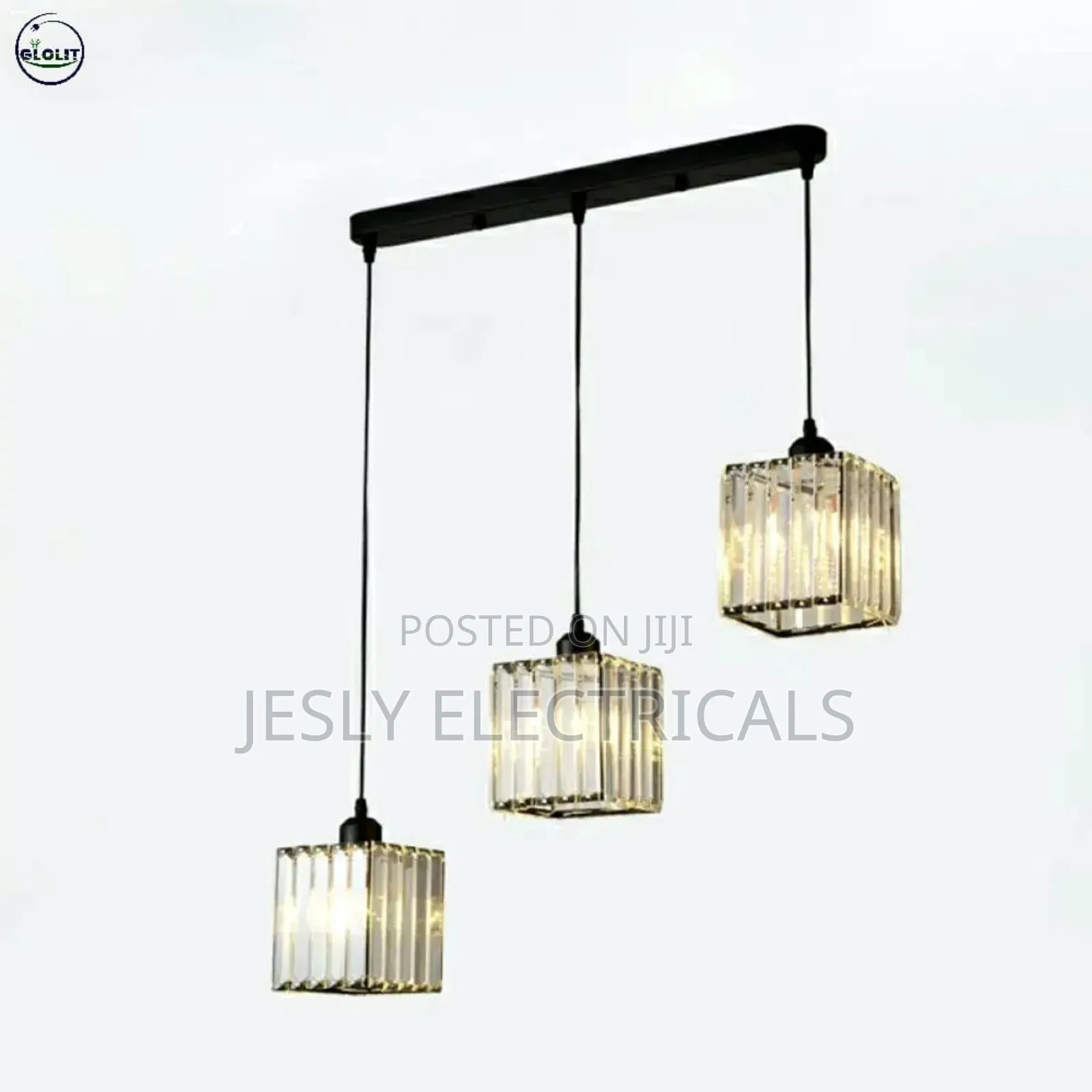 Glolit 3-in-1 Crystal Pendant Chandeliers