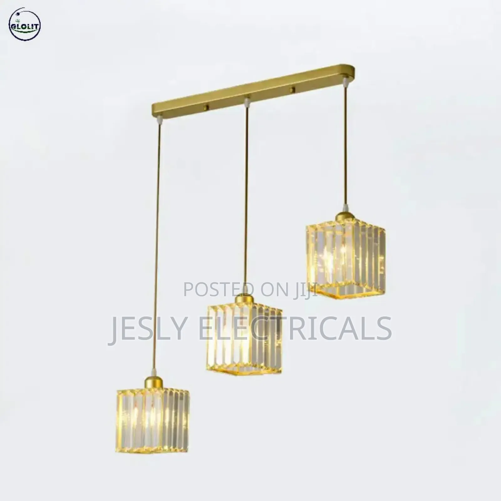 Glolit 3-in-1 Crystal Pendant Chandeliers